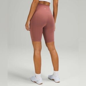 2018 Lululemon Wunder Train High Rise Short 8” Spiced Chai Everlux Size 6